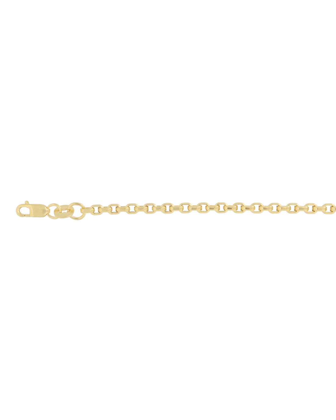 18CT Y/G OBLONG H.TRA 2.6m/50c